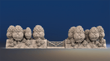 WW2 Normandy thick bush bocage hedgerow gate alternate render