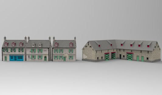 Late Normandy Rural Buildings Set