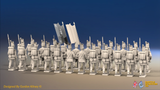 Napoleonic Portuguese Line Infantry Battalion Advancing - Belgic Shako - 24 figures, rear view