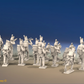 Napoleonic Portuguese Light Infantry Battalion Skirmishing - Belgic Shako - 24 figures, rear view