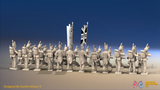 Napoleonic British Line Infantry Battalion Firing Line - Belgic Shako - 24 figures, rear view
