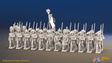 Napoleonic French Battalion - Bicornes, Bearskins and Jackets - 24 figures, front view