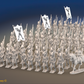 Napoleonic Spanish Cazadores Regiment March Attack - Gaiters - 72 infantry and mounted commander, front view