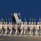 ACW Union Infantry Battalion at Right Shoulder Shift, Sack Coat and Forage Cap - 24 Figures, rear view