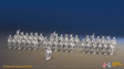 Napoleonic Spanish Light Cavalry Brigade - Tarleton Helmets, Galloping - 37 mounted figures, front view