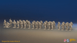 WW2 British Commando Platoon - Cap Comforters - 30 figures, front view