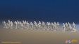 WW2 Soviet Tank Rider Platoon - Summer Uniforms - 30 figures, front view