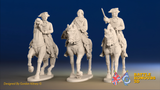 Seven Years’ War Russian Mounted Command - Generals, front view. Supplied unpainted.