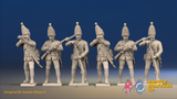 Seven Years’ War Prussian Garrison Grenadiers - Firing Line, front view. Supplied unpainted.
