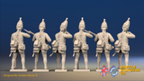 Seven Years’ War Prussian Garrison Grenadiers - Firing Line, rear view. Supplied unpainted.