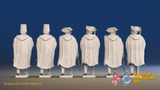 Seven Years’ War Russian Pandurs Command - Winter Uniform, rear view. Supplied unpainted.