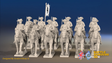 Seven Years’ War Russian Cuirassier Regiment - 12 Mounted Figures, front view. Supplied unpainted.