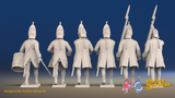 Seven Years’ War Russian Grenadiers Command - Winter Uniform, rear view. Supplied unpainted.