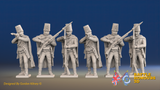 Seven Years’ War Russian Pandur Grenadiers - Firing - Winter Uniform, front view. Supplied unpainted.