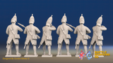 Seven Years’ War Russian Grenadiers - Firing - Winter Uniform, rear view. Supplied unpainted.