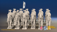 Seven Years’ War Russian Dragoon Regiment - 12 Mounted Figures, front view. Supplied unpainted.