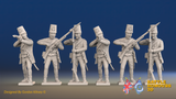 Seven Years’ War Russian Pandurs - Firing - Summer Uniform, front view. Supplied unpainted.