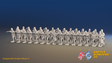 Seven Years’ War Russian Pandur Grenadier Battalion - Firing - Winter Uniform - 30 Figures, front view. Supplied unpainted.