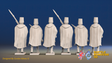 Seven Years’ War Russian Pandur Grenadiers - Charging - Winter Uniform, rear view. Supplied unpainted.