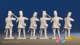 Seven Years’ War Russian Pandur Grenadiers - Firing - Summer Uniform, rear view. Supplied unpainted.