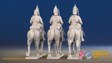Seven Years’ War Russian Horse Grenadiers, rear view. Supplied unpainted.