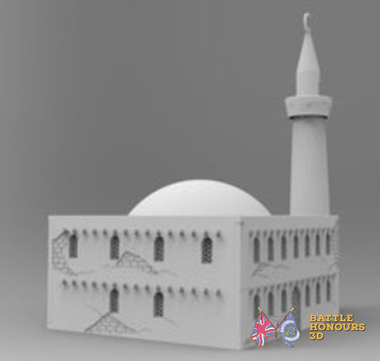 Minarete y Mezquita