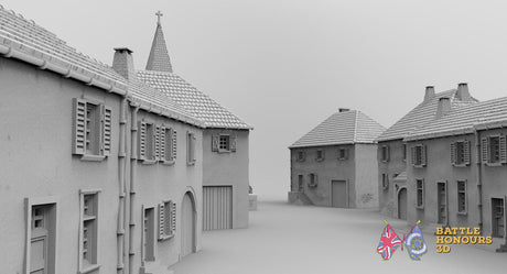 Saint Privat town set terrain model view 1