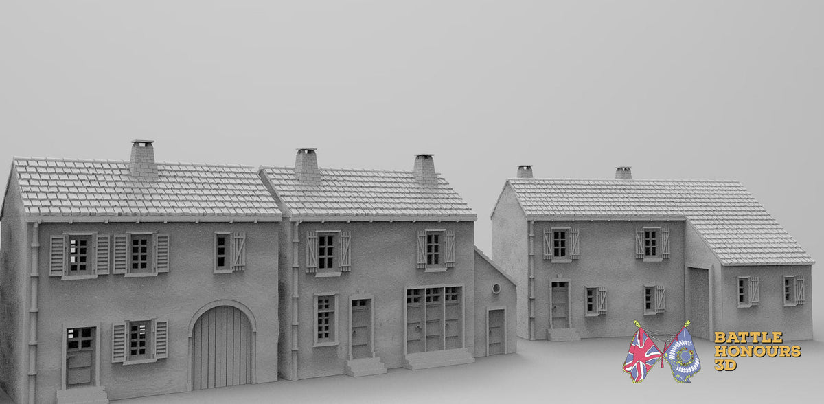 Saint Privat town set terrain model view 2