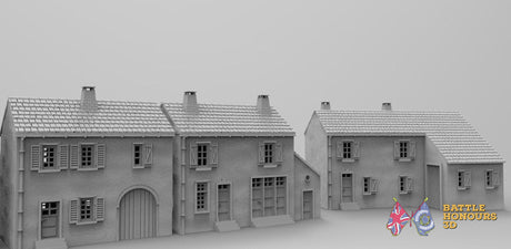 Saint Privat town set terrain model view 2
