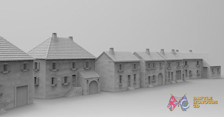 Saint Privat town set terrain model view 4