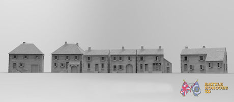 Saint Privat town set terrain model view 5