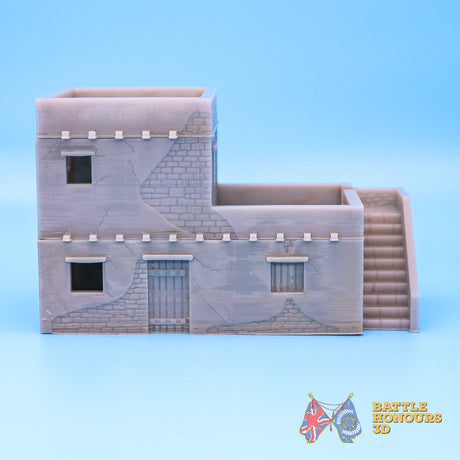 Two Story Building 4 terrain model