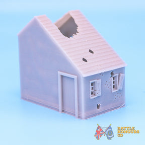 Damaged Saint Privat House 6 terrain model view 1