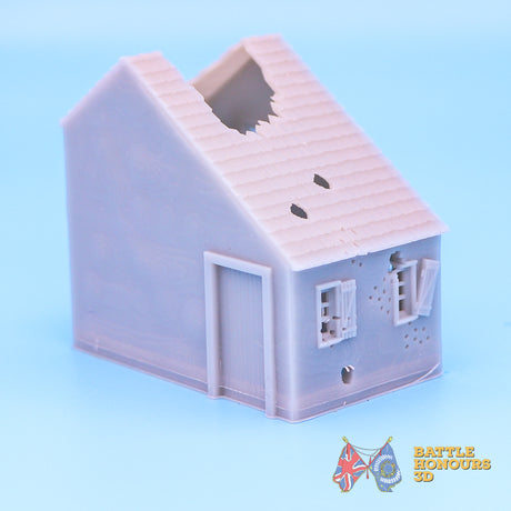 Damaged Saint Privat House 6 terrain model view 1