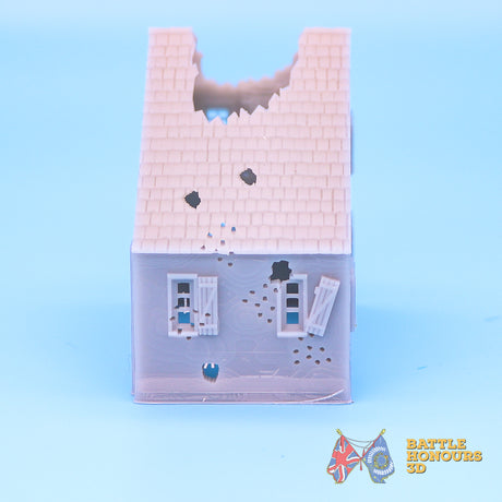 Damaged Saint Privat House 6 terrain model view 2