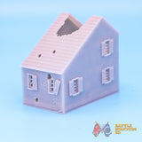Damaged Saint Privat House 6 terrain model view 3