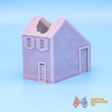 Damaged Saint Privat House 6 terrain model view 6