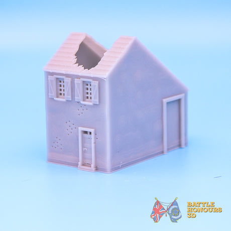 Damaged Saint Privat House 6 terrain model view 6