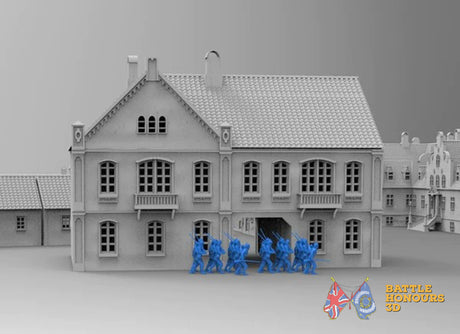 Sonderborg villa terrain model view 1
