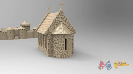 Chapel terrain model view 3