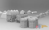Hussite camp terrain model view 2