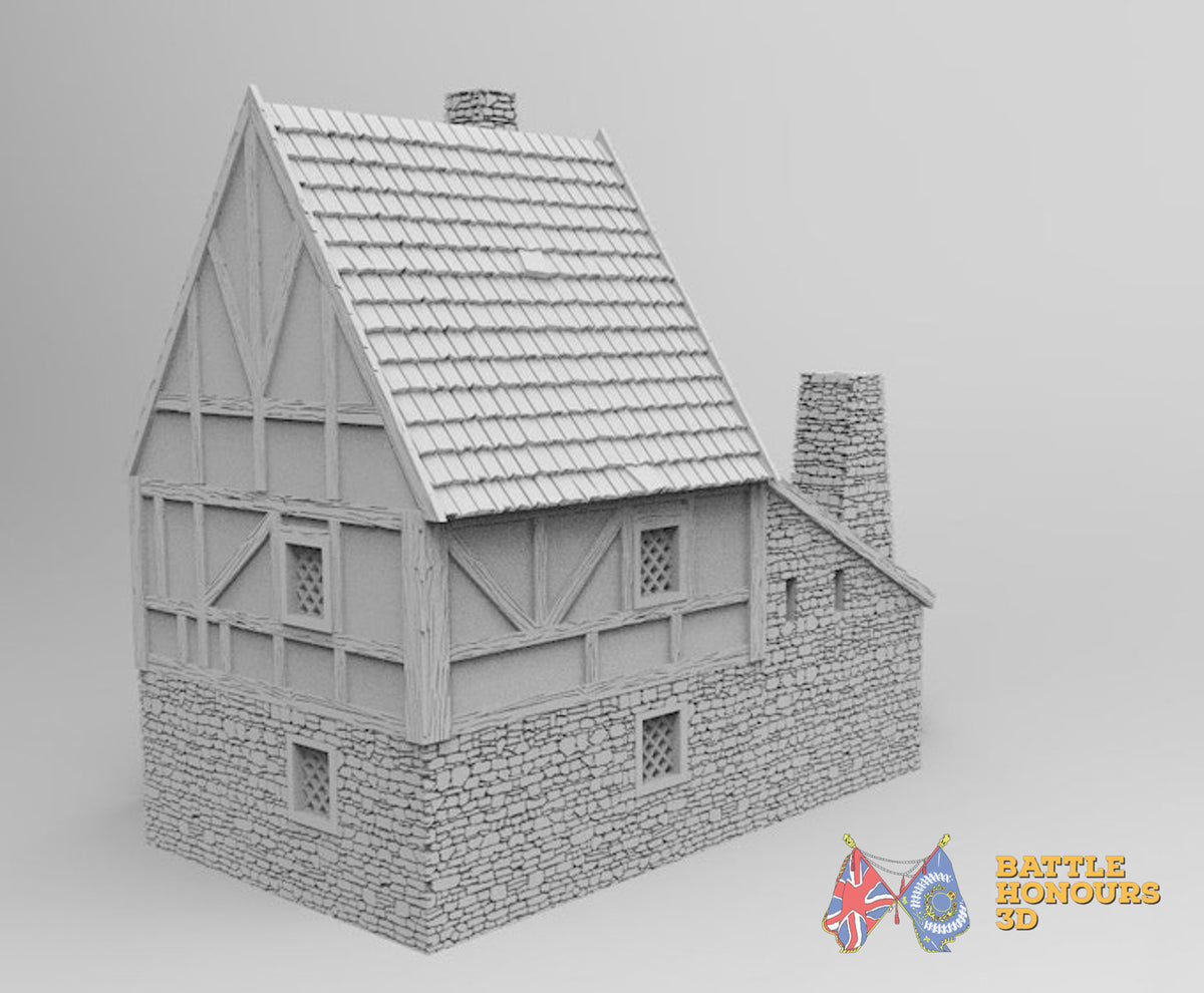 Medieval forge terrain model view 4
