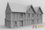 Medieval inn terrain model view 2