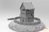 Motte palisades terrain model view 3