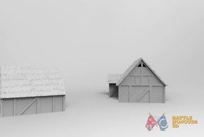 Saxon village terrain model