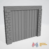 Arabic Town Walls terrain model view 3