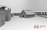 Viking village terrain model view 2