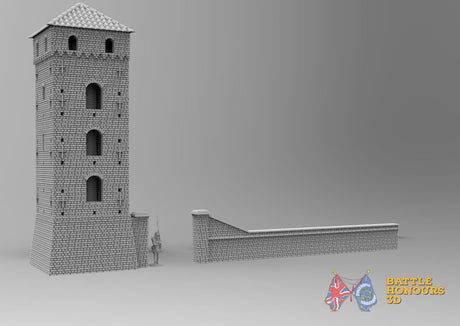 Marengo Torre Teodolinda terrain model view 3