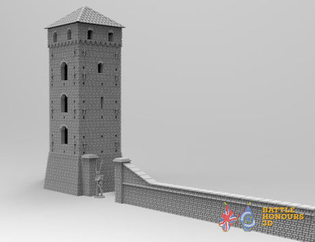 Marengo Torre Teodolinda terrain model view 2