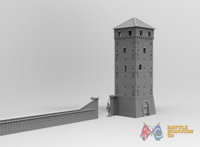 Marengo Torre Teodolinda terrain model view 1
